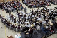 Mitwirkung des Blasorchesters Ingersheim beim Gemeinschaftskonzert aller musizierenden und singenden Vereine aus Ingersheim