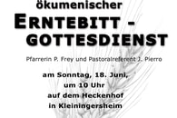ökumenischer Erntebitt-Gottesdienst
