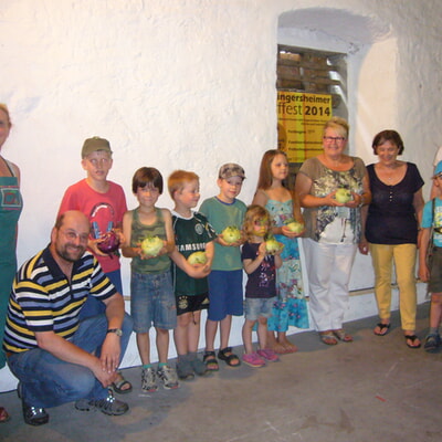 Siegerehrung  &bdquo;Wer hat in 10 Wochen die sch&ouml;nste Pflanze&ldquo; 