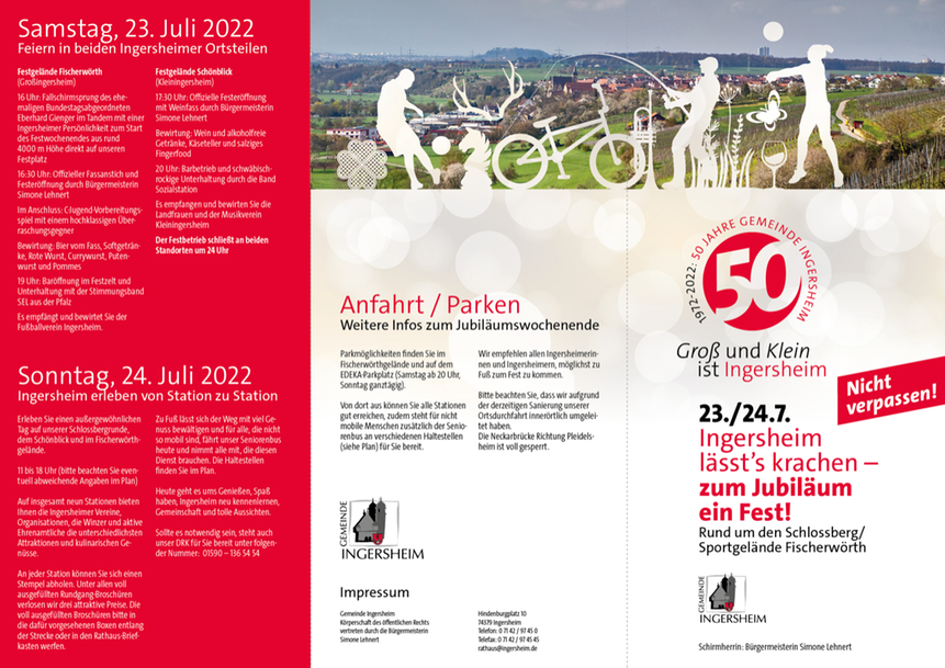 Flyer Jubiläum Teil 1