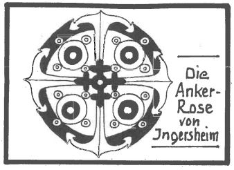 Ankerrose von Ingersheim gezeichnet von Winfried Cramer